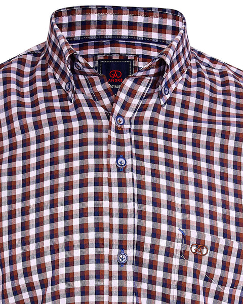 Andre - Fahy  Long Sleeve Shirt - Tan