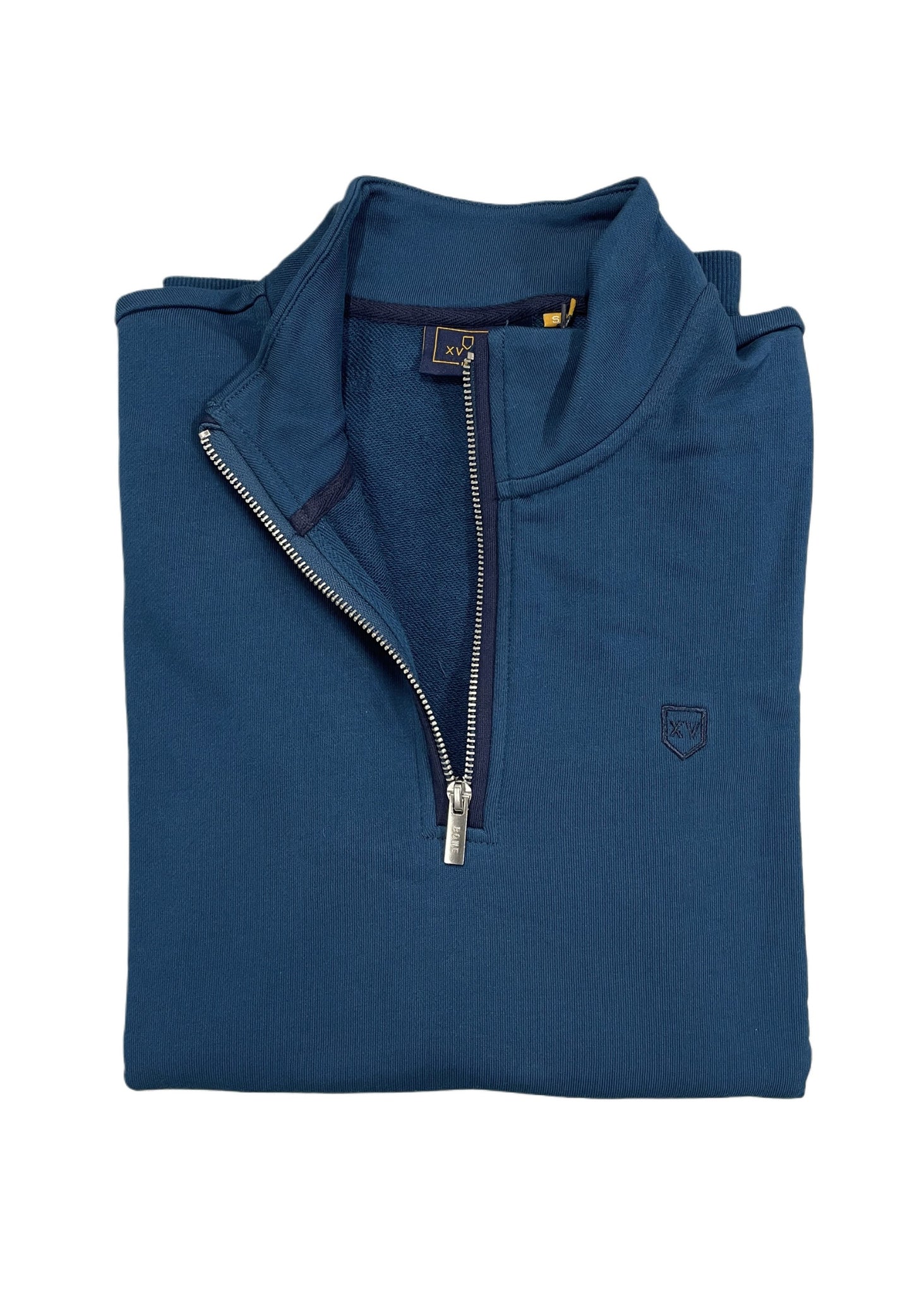 Tommy Bowe - XV Kings Falcons Petrol Blue Quarter Zip Sweatshirt