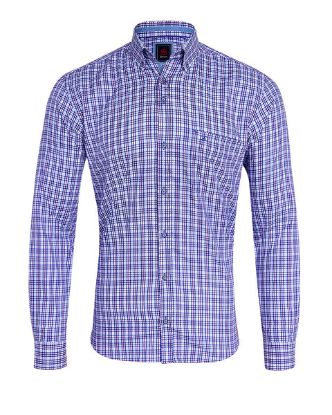 Andre - Fitz long Sleeve Shirt - Purple