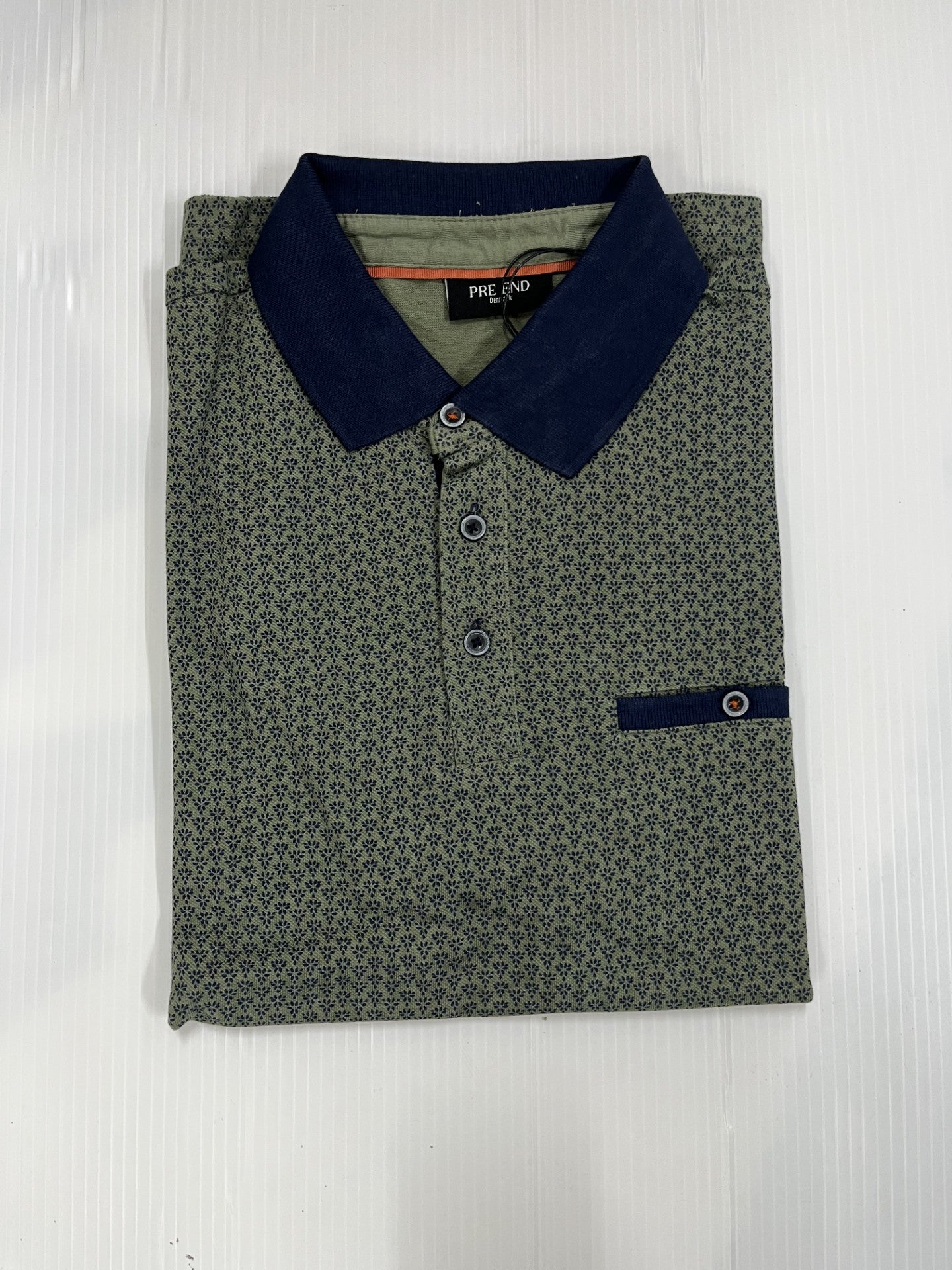 Pre End - Fletcher Light Army Polo Shirt 100475 5069