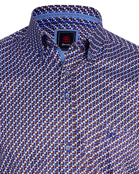 Andre - Galvin Long Sleeve Shirt - Tan