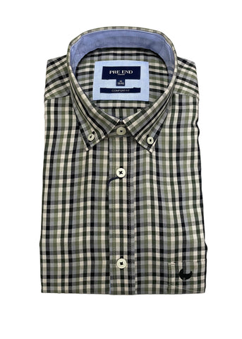 Pre End - Green Leaf Rome Long Sleeve Shirt 100556 5065