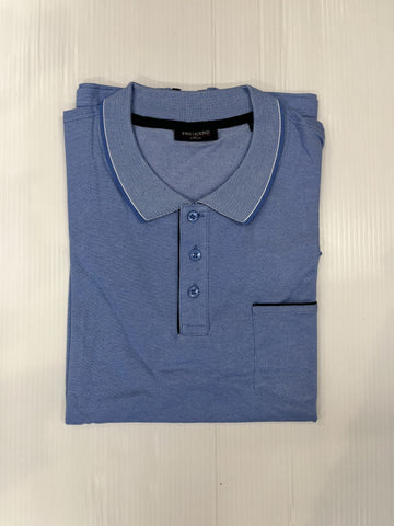 Pre End - Jerome Water Blue Polo Shirt 100448 7114