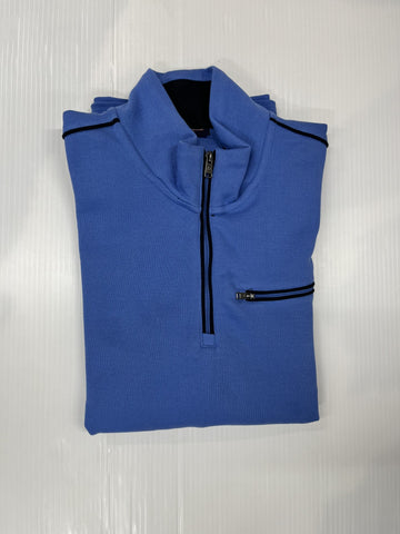 Pre End - Jimmy Zip Sweatshirt Water Blue 100298 7114