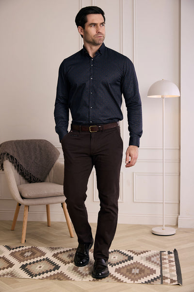 Andre - Jones Long Sleeve Shirt - Tan