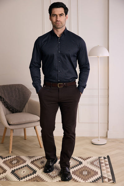 Andre - Jones Long Sleeve Shirt - Tan