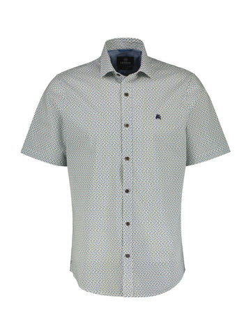 Lerros - Coastal Sea Blue Short Sleeve Shirt 2432303 622