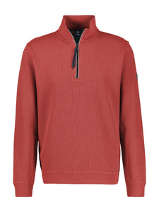 Lerros - Earth Red Quarter Zip 2524402 331