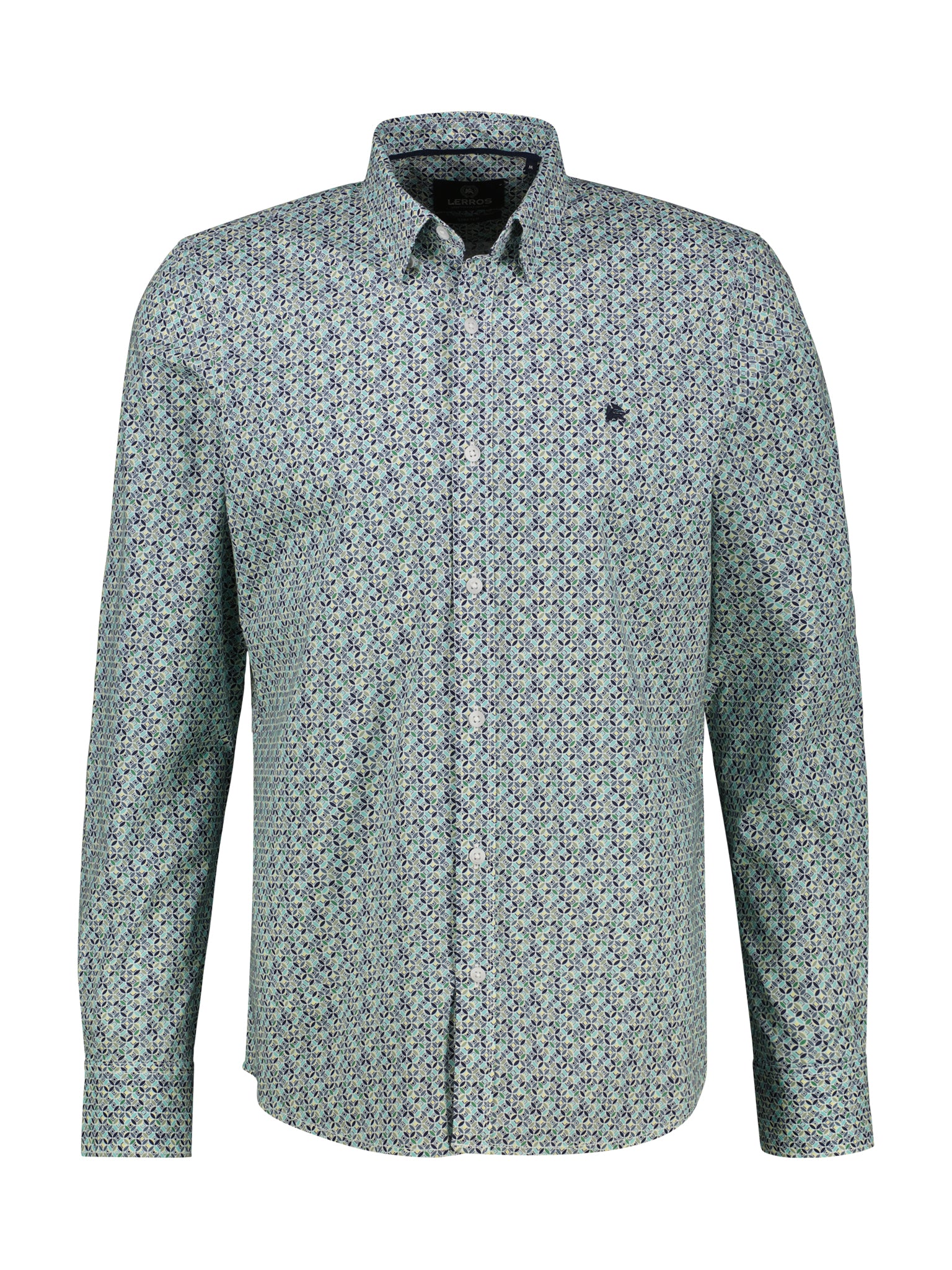 Lerros - Coastal Blue Long Sleeve Shirt 2521427 456