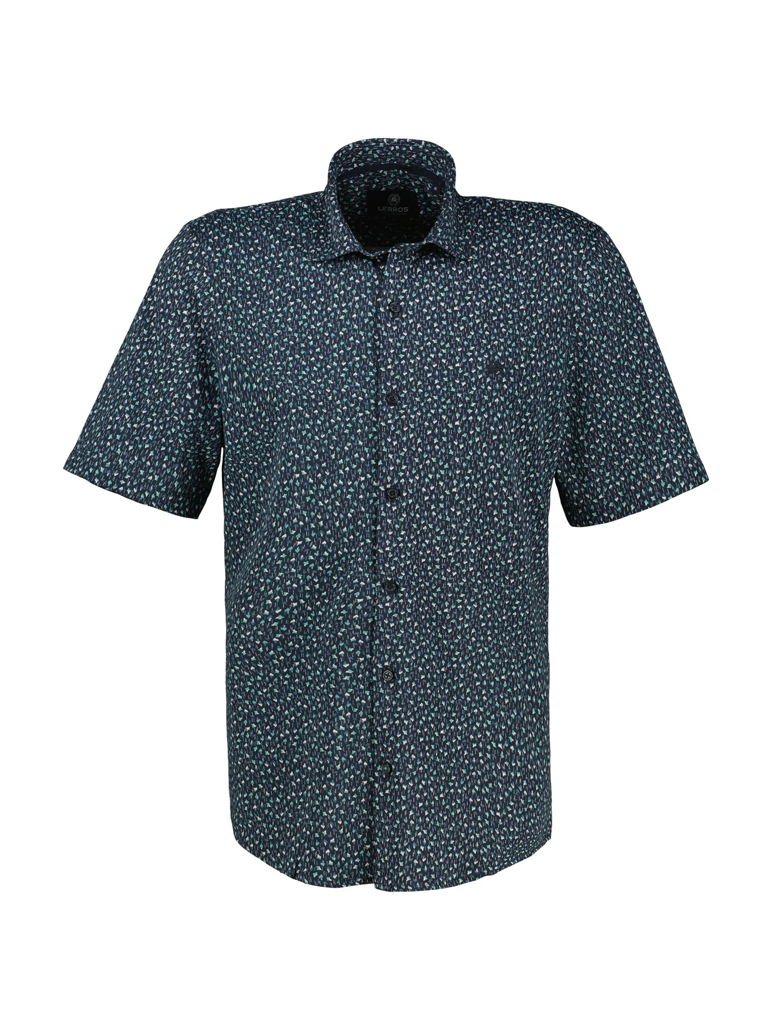Lerros -  Classic Navy Short Sleeve Shirt 2532324 485