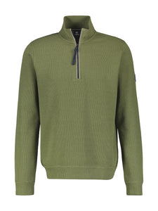 Lerros - Sage Green Quarter Zip 24D4402 612