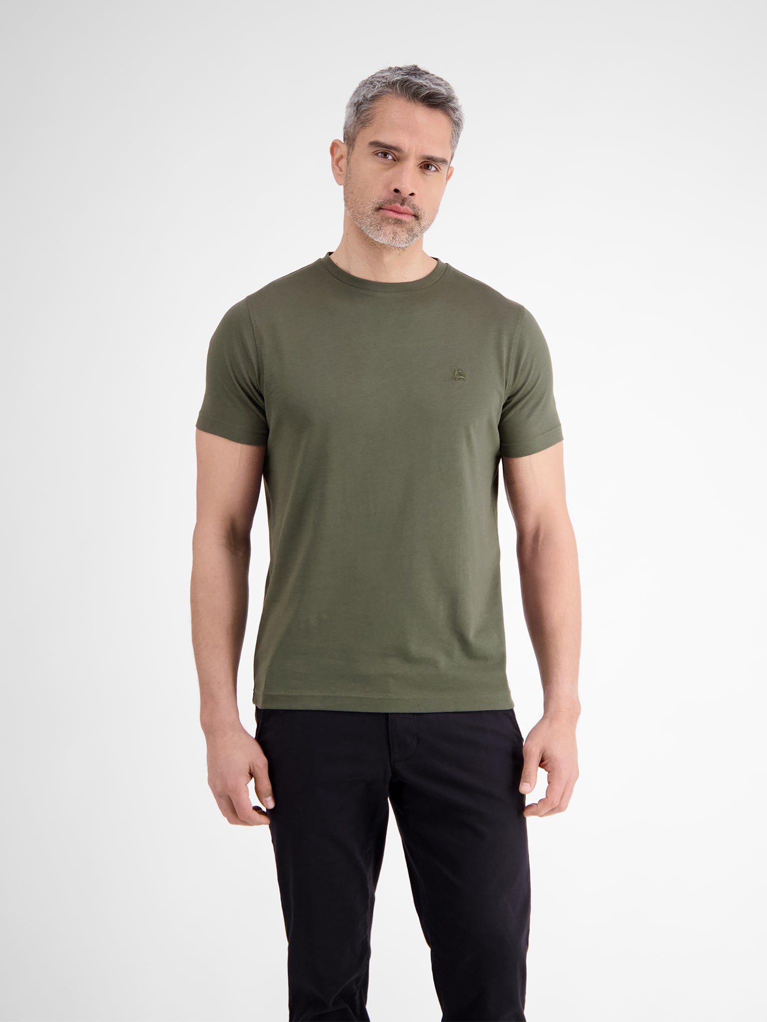 Lerros - Nordic Olive Crew Neck T Shirt 2573000 661