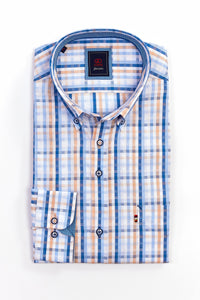 Andre - Bremen Coral Long Sleeve Shirt