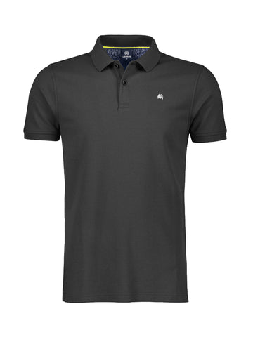 Lerros - Plain Black Polo Shirt 2003200 290