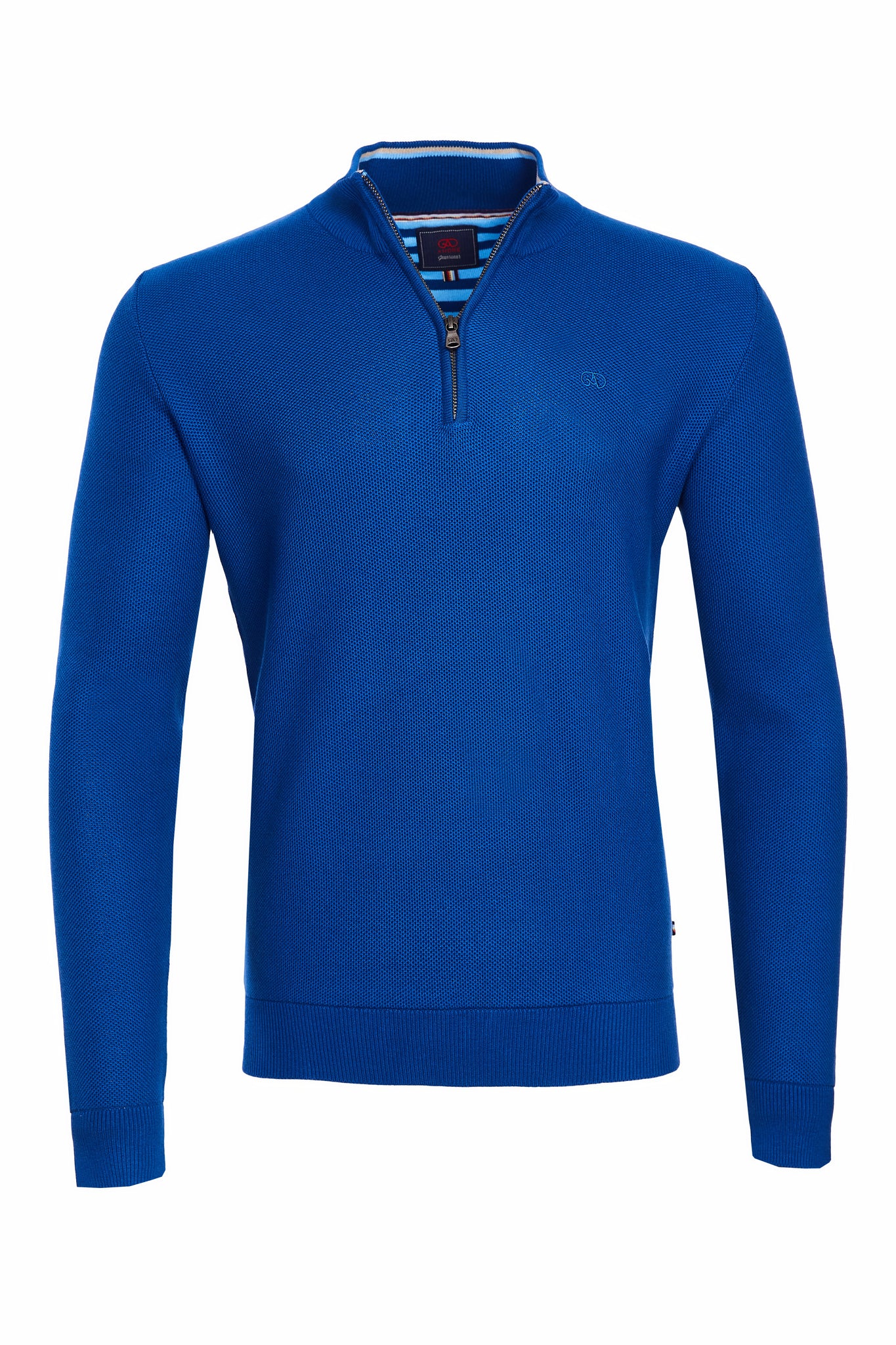 Andre - Lyon Ink Quarter Zip Knitwear