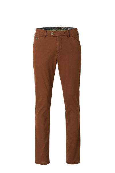 Meyer - Rust Chicago Fit Cotton Trousers 2-5615 44