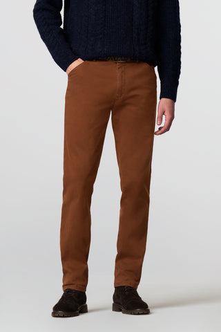 Meyer - Rust Chicago Fit Cotton Trousers 2-5615 44