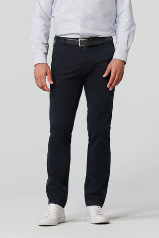 Meyer - Navy Roma Cotton Fit Trousers 9-316/18