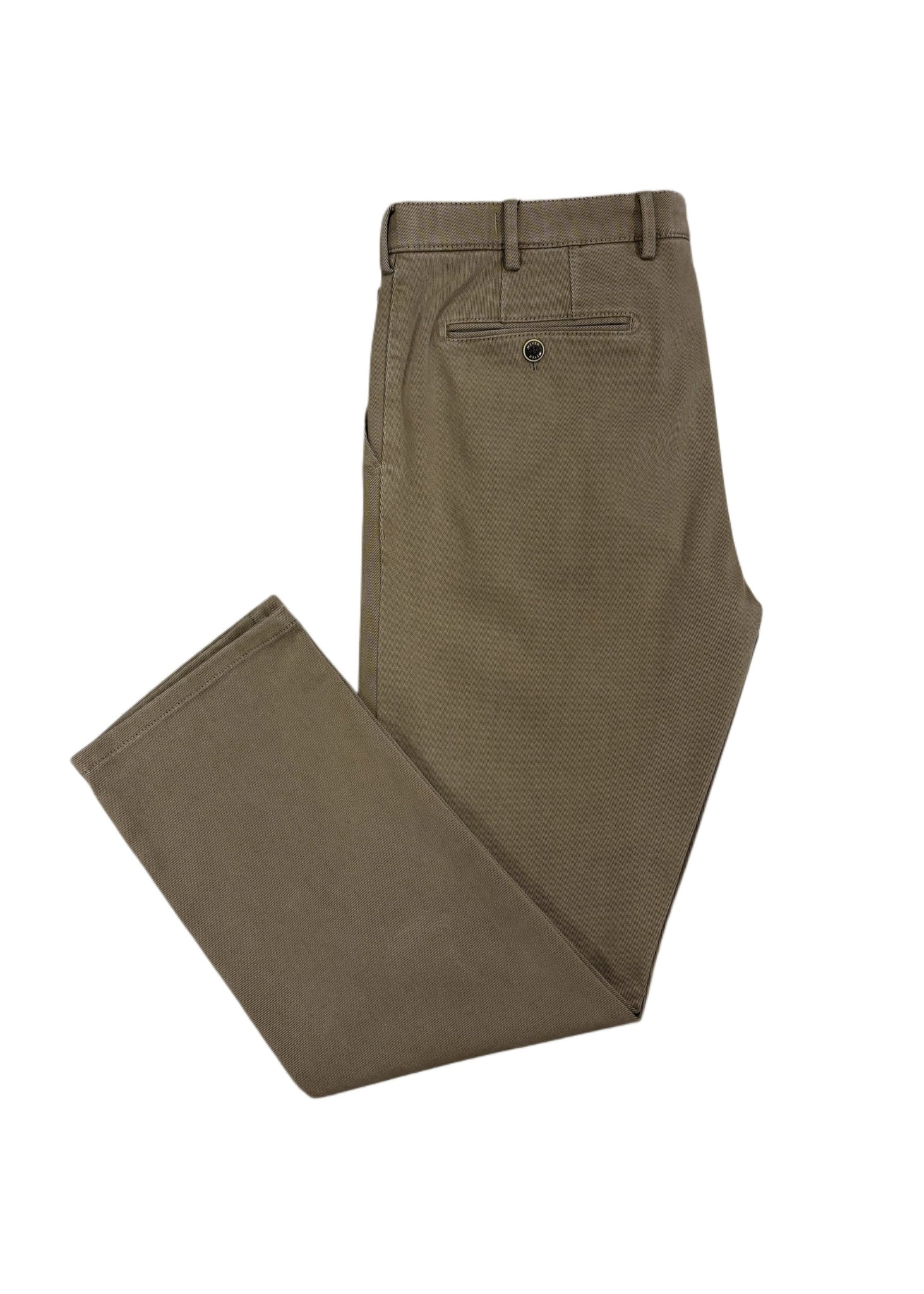 Meyer - Beige Oslo Cotton Fit Trousers 3615/33