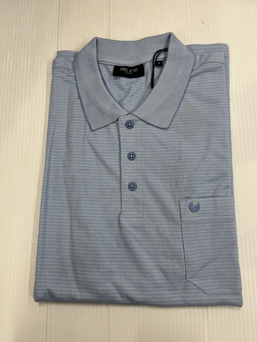 Pre End - Monty Blue Polo Shirt 100471 7032