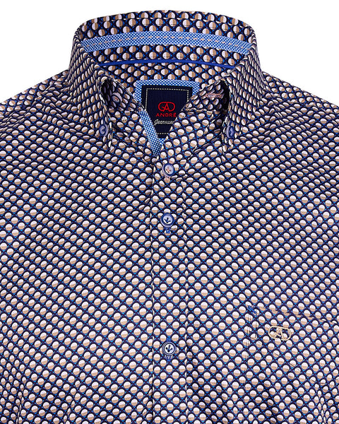 Andre - Murphy long Sleeve Shirt - Beige