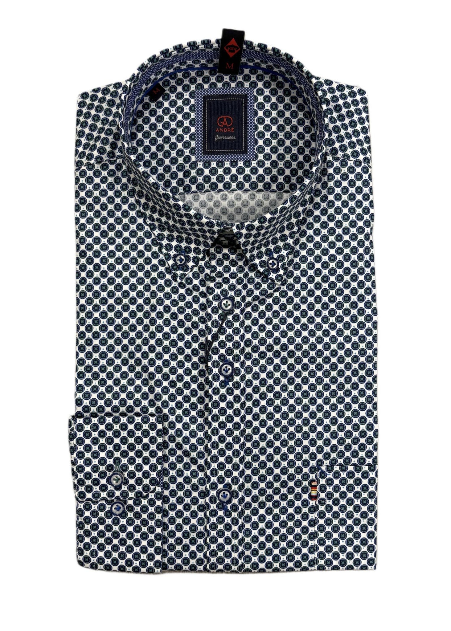 Andre - Nile Forest Pattern Casual Shirt