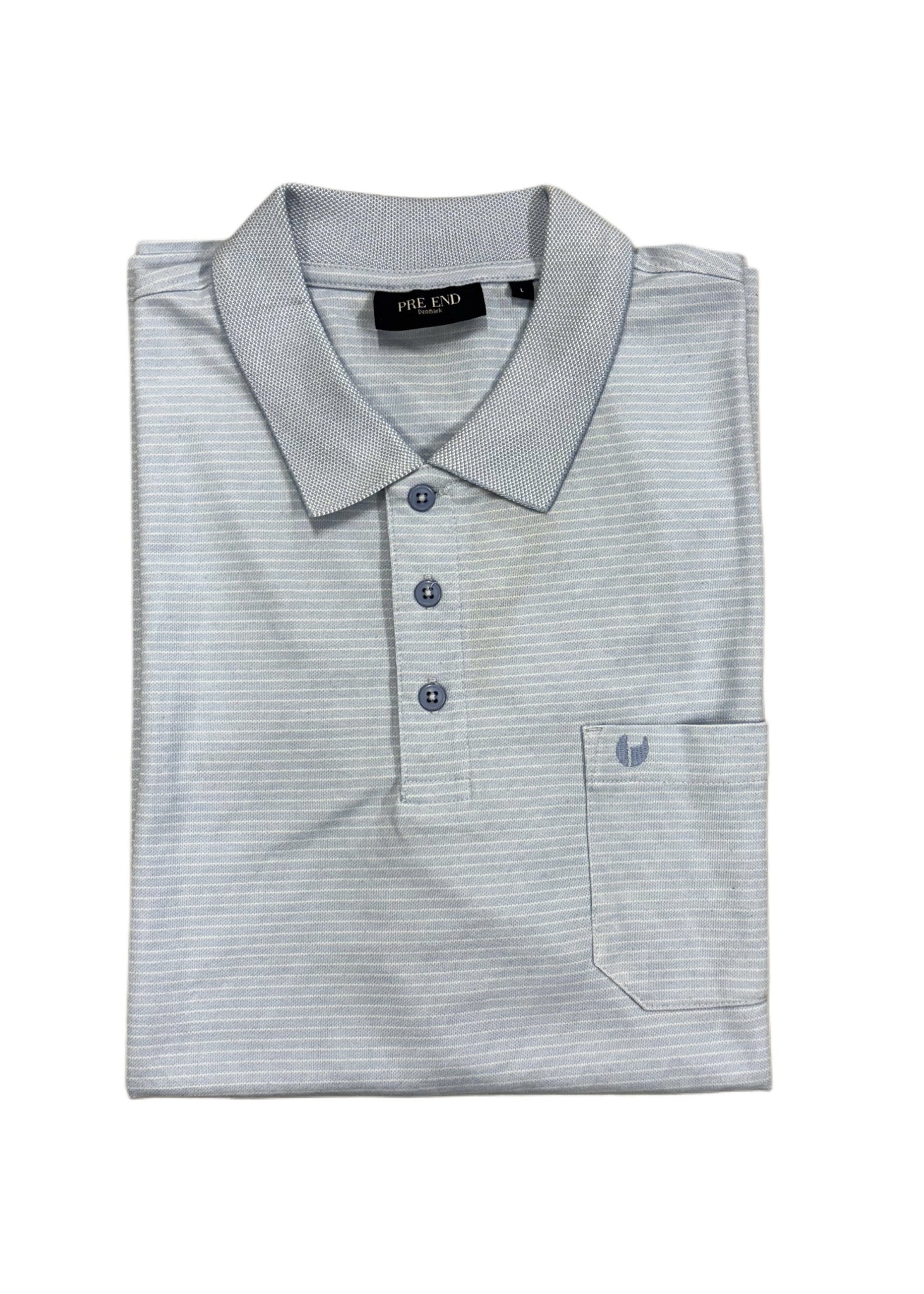 Pre End - Monty Blue Polo Shirt 100471 7032