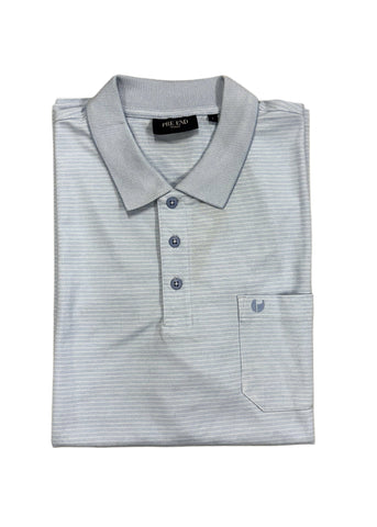 Pre End - Monty Blue Polo Shirt 100471 7032