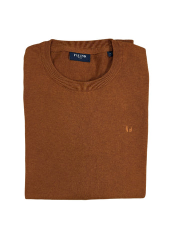Pre End - Burnt Clay Mix Malcom Crewneck 100524 3563