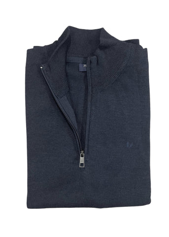 Pre End - Dark Navy Malcom Quarter Zip 100527 5606 7550
