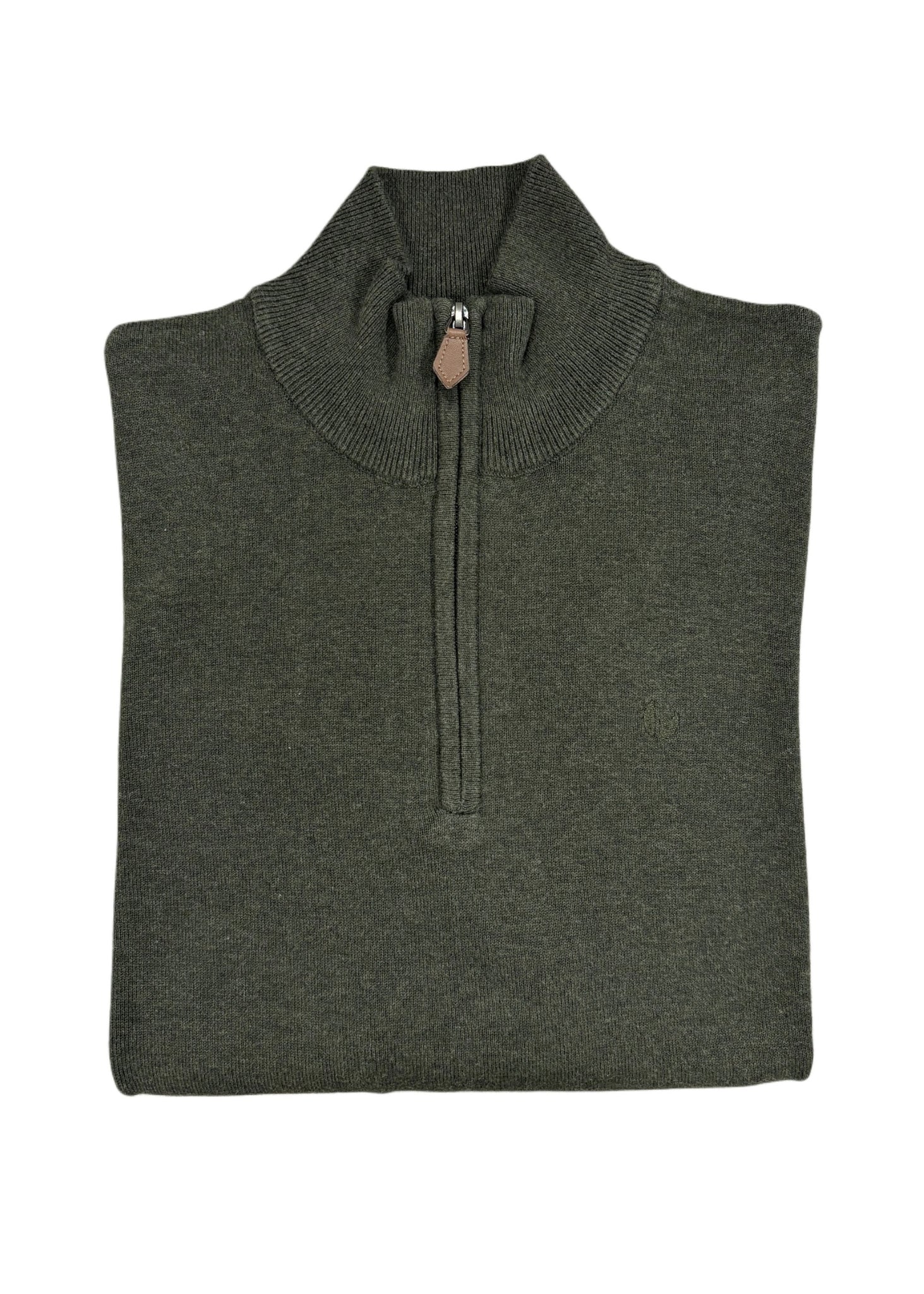 Pre End - Forest Green Malcom  Quarter Zip 100527 5545