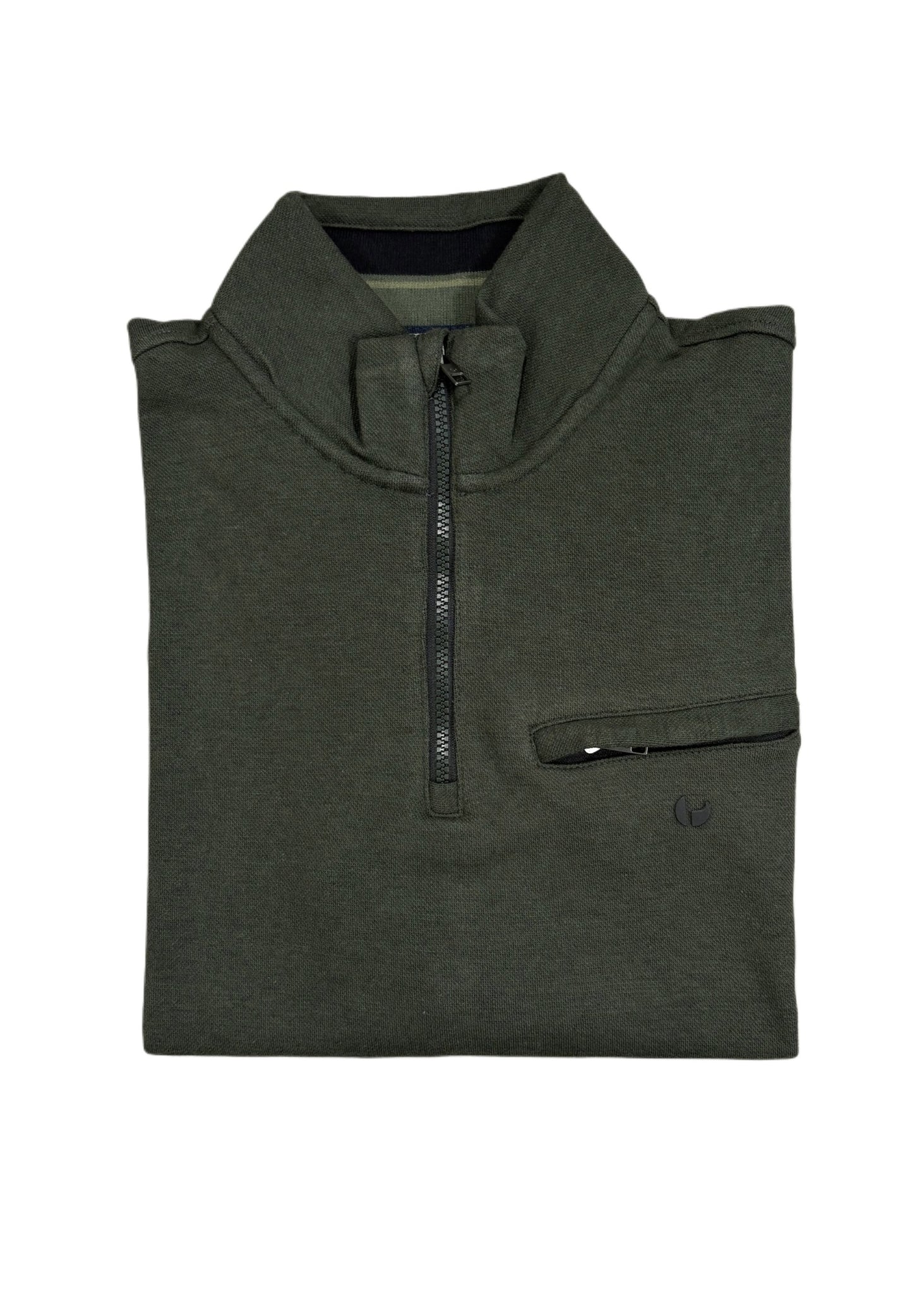 Pre End - Old Green Leander Quarter Zip 100315 5106