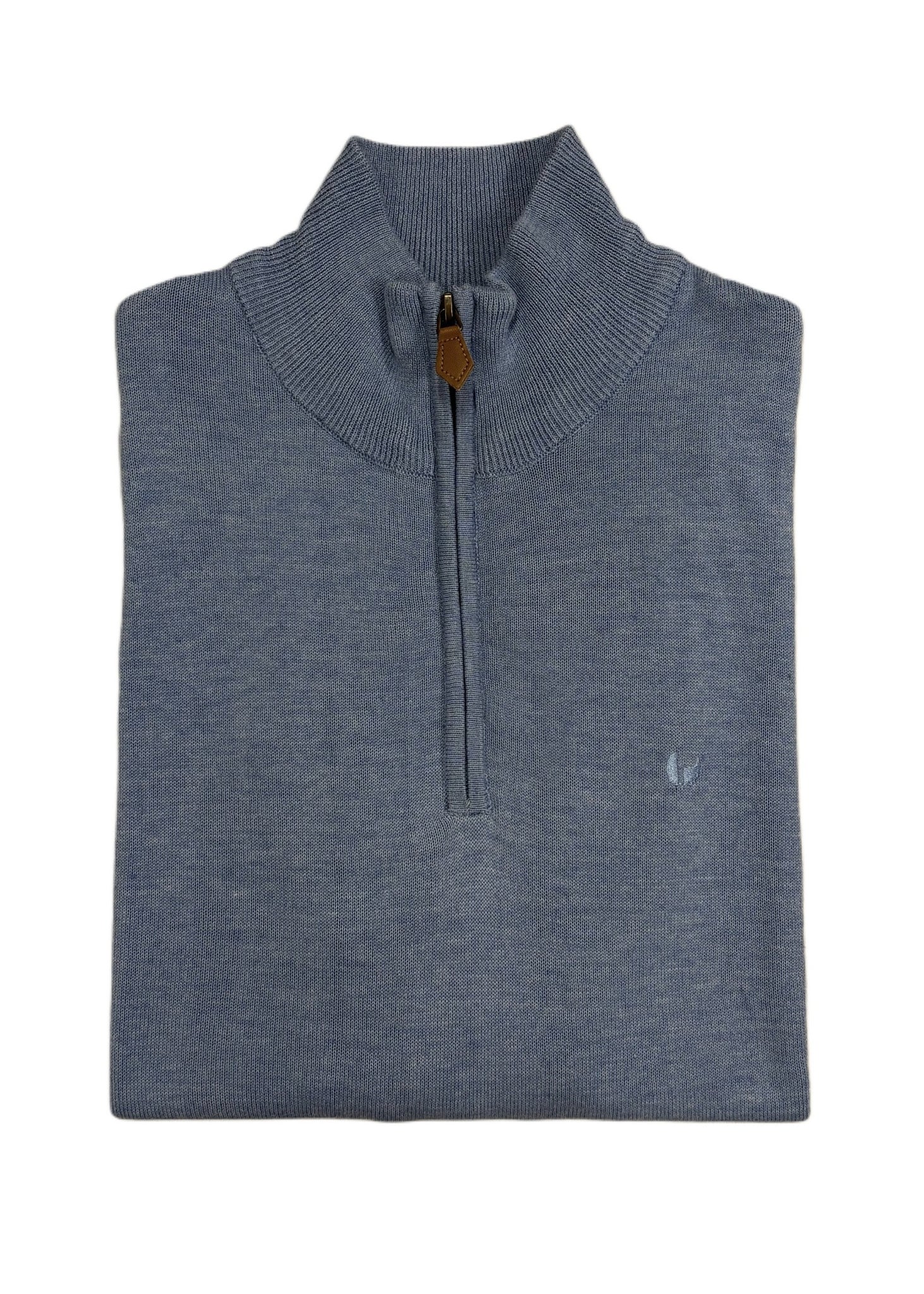 Pre End - Blue Mix Malcom Quarter Zip 100527 7532