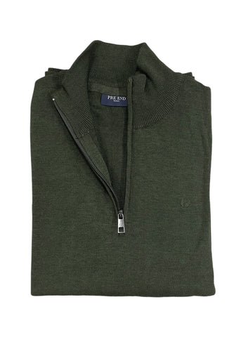 Pre End - Old Green Malcom Quarter Zip 100527 5606