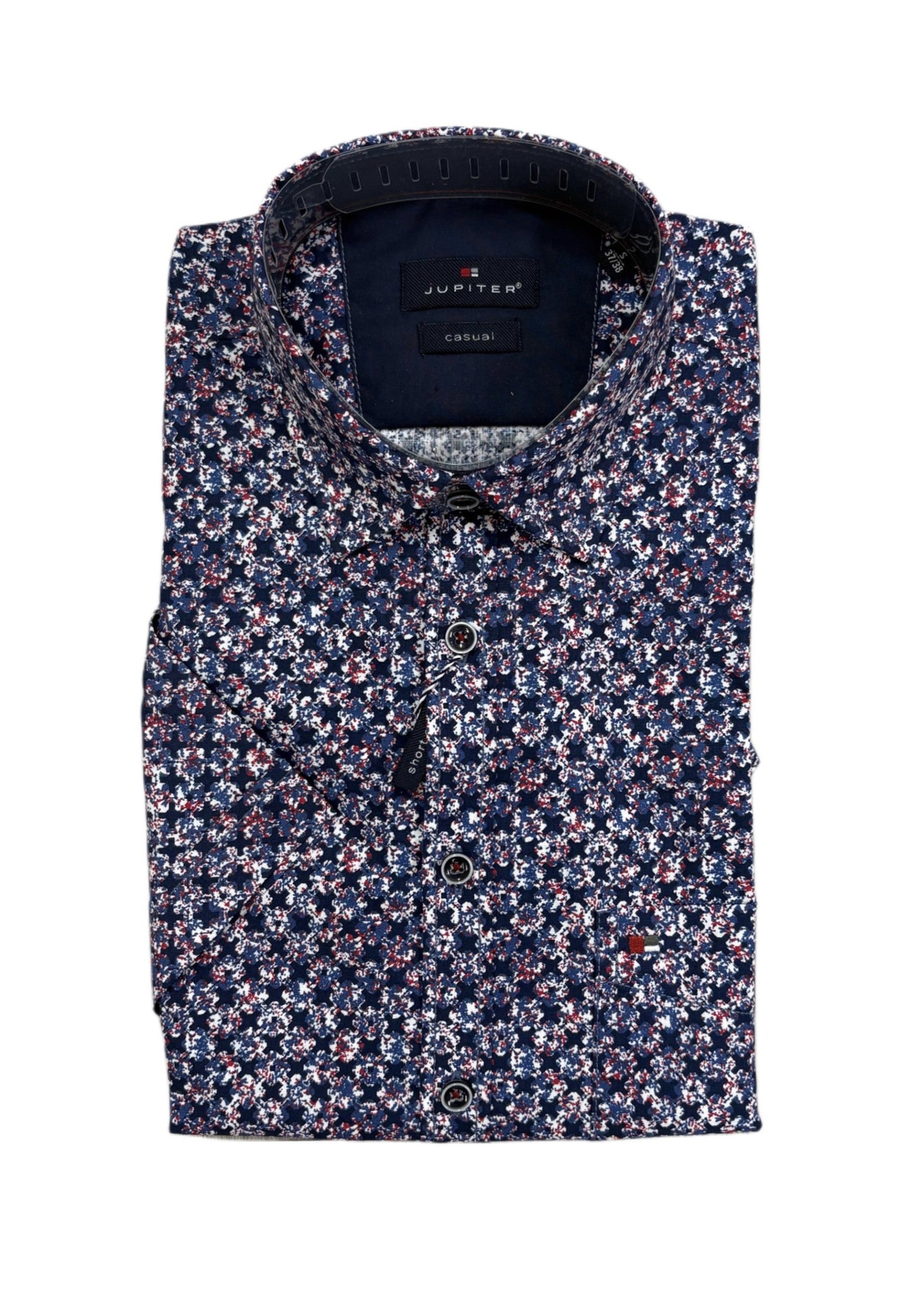 Jupiter -  Purple Short Sleeve Shirt JE10025 374