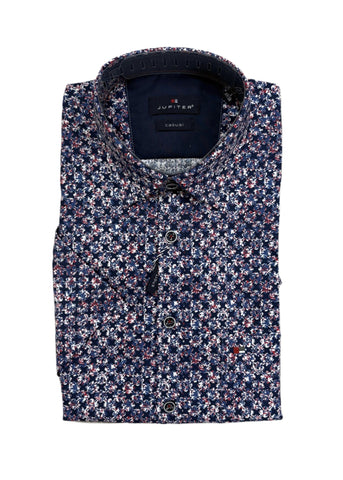 Jupiter -  Purple Short Sleeve Shirt JE10025 374