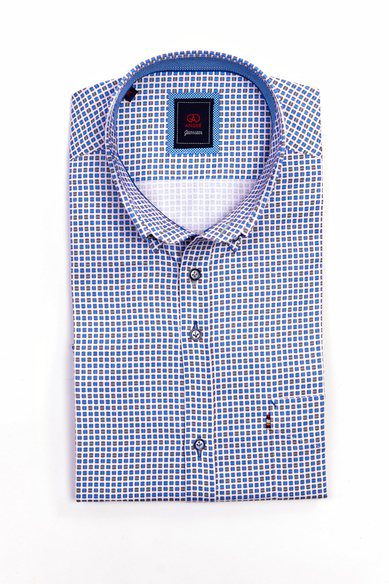 Andre - Essen Sage Short Sleeve Shirt