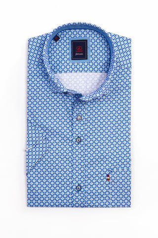 Andre - Hamburg Sage Short Sleeve Shirt