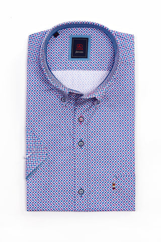 Andre - Munich Rose Short Sleeve Shirt