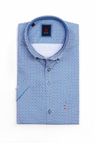 Andre - Munich Sage Short Sleeve Shirt