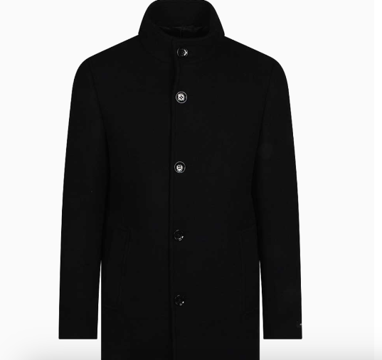 REMUS UOMO - JONAH - TAILORED COAT - 90374 - BLACK