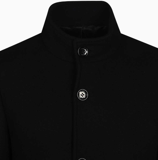 REMUS UOMO - JONAH - TAILORED COAT - 90374 - BLACK