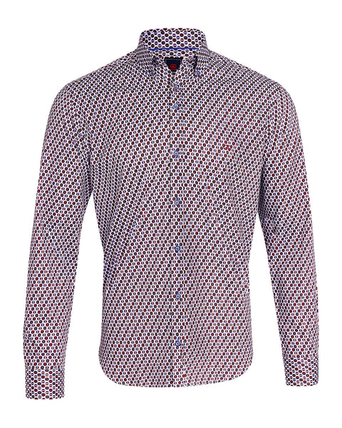 Andre - Sexton Long Sleeve Shirt - Burgundy