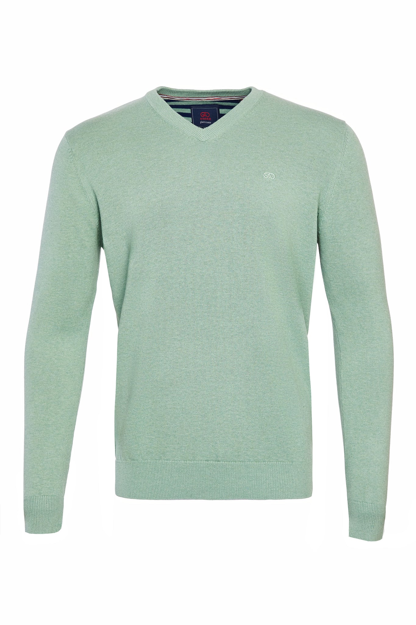 Andre - Valencia Sage V Neck Knitwear