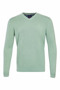 Andre - Valencia Sage V Neck Knitwear