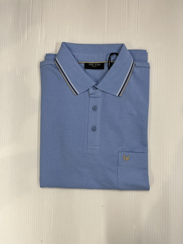 Pre End - Verona Blue Polo Shirt 100463 7032