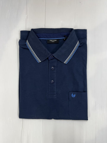 Pre End - Verona Naval Blue Polo Shirt 100463 7115