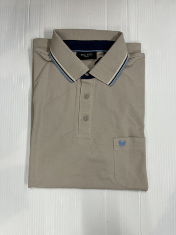 Pre End - Verona Ultra Light Sand Polo Shirt 100463 6039