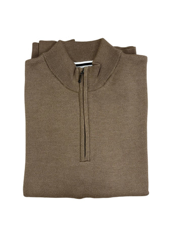 White Label - Taupe Sand Taylor Quarter Zip 83120