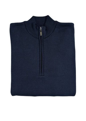 White Label - Navy Taylor Quarter Zip 83089